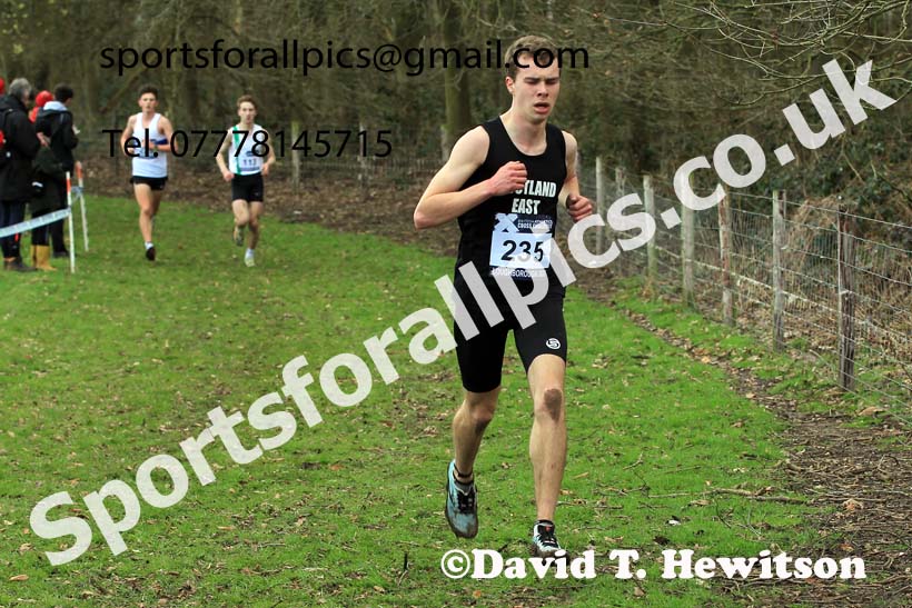 Mens Under-20s 2022 CAU Inter Counties Cross Country, Prestwold Hall, Loughborough.  Photo: David T. Hewitson/Sports for All Pics